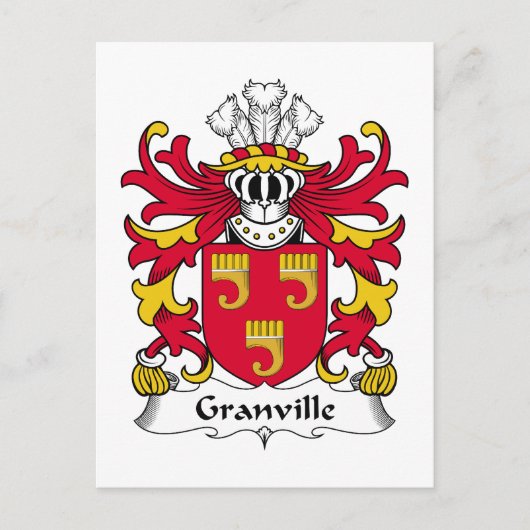 グランビル家紋 ポストカード (正面)