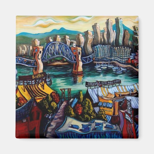 グランビル島 マグネット (正面)