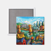 グランビル島 マグネット (正面/裏面)