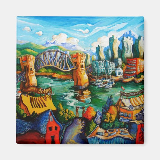 グランビル島 マグネット (正面)