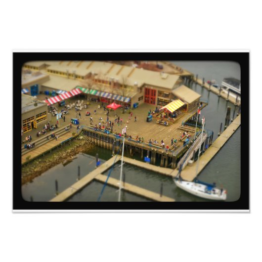 グランビル市場ミニチュア フォトプリント            (正面)