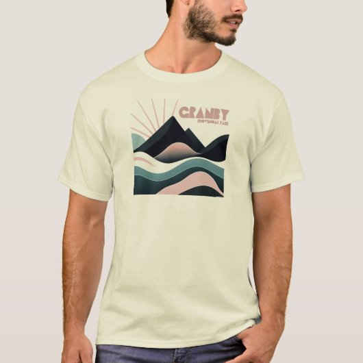 グランビー州立公園の色とった丘 Tシャツ (正面)