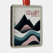 グランビー州立公園着色ヒルズ メタルオーナメント (右)