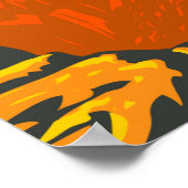 グランピアンズナショナルパークオーストラリアヴィンテージ ポスター (角)