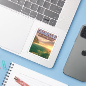 グランピアンズ国立公園 – 山の中の日の出 シール (ノートパソコンとiPhone)