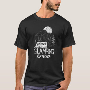 グランピンクルーラグジュアリーキャンプトリップマッチングファミリー Tシャツ