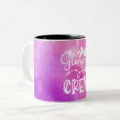 グランピングキャンピングキャンペータイプアートツートーンコーヒー  ツートーンマグカップ (正面左)