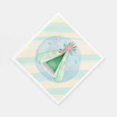 グランピングキャンピンググリーンテントスリープバーアウトドア スタンダードランチョンナプキン (角)