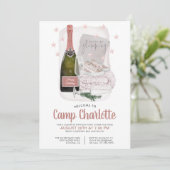 グランピングキャンピングバースデーパーティーUnder The Stars 招待状 (スタンド正面)