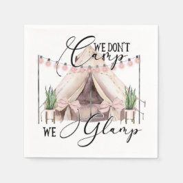 グランピングキャンプ スタンダードカクテルナプキン