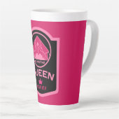 グランピングクイーンキャンピングインスタイル カフェラテマグ (右アングル)