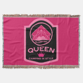 グランピングクイーンキャンピングインスタイル スローブランケット