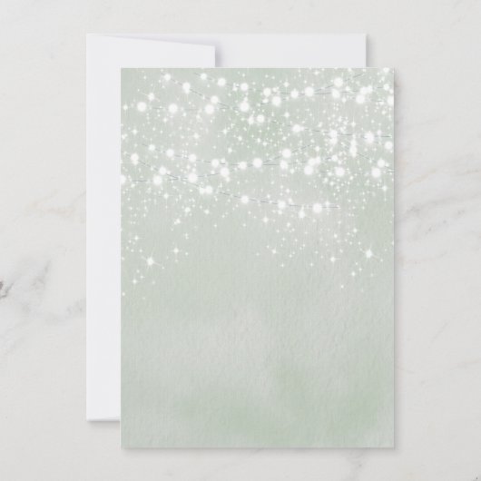 グランピングテントアダルト誕生日旅行客 招待状 (裏面)