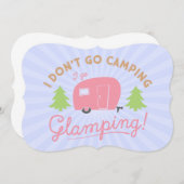 グランピングノンキャンピングフラットカード 案内状 (正面/裏面)