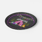 グランピングバースデーパーティープレート ペーパープレート (アングル)