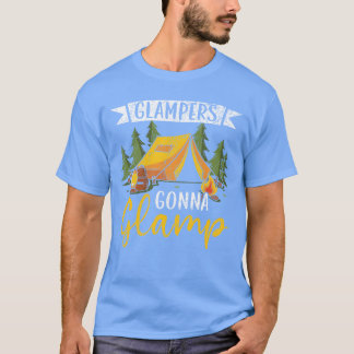 グランピング好きのためのキャンパー自然愛好家キャンプギフト Tシャツ