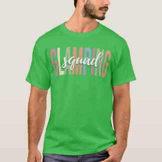 グランピング愛好家 グランピングチーム キャンプ ファミリー Tシャツ