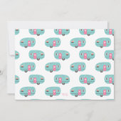 グランピング ガーリー 誕生日パーティー どんな年齢にも 招待状 (裏面)