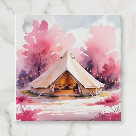 グランピング ブライズゲート 週末 ウォーターカラー フェイバータグ (正面)