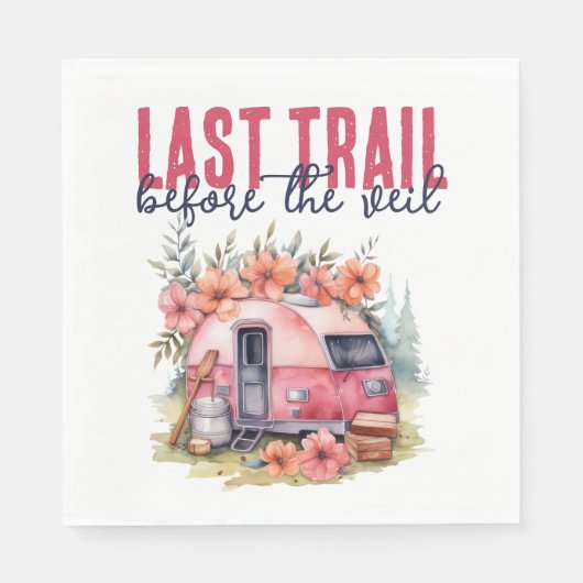 グランピング ラストトレイル ブライズゲートパーティーウィークエンド スタンダードランチョンナプキン (正面)