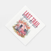 グランピング ラストトレイル ブライズゲートパーティーウィークエンド スタンダードランチョンナプキン (角)