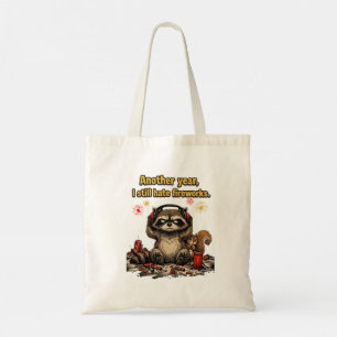  グランピーなアライグマのイライラした花火嫌いの4th of July トートバッグ