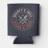 グランピーのグリルパーソナライズされた年が成立 缶クーラー (正面)