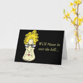 グランピー・オールド・ウーマン カード (黄色い花)