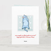 グランピー·ジョージ·グリーン·グルーシー·バレンタインカード シーズンカード (裏面)