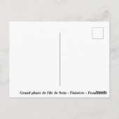 グランファールドゥリルドゥセインフィニステールフランス ポストカード (裏面)