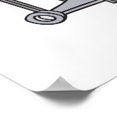 グランプおもしろいマンガラグジュアリーキャンピング ポスター (角)