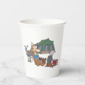 グランプおもしろいマンガラグジュアリーキャンピング 紙コップ (正面)