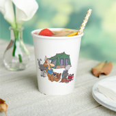 グランプおもしろいマンガラグジュアリーキャンピング 紙コップ