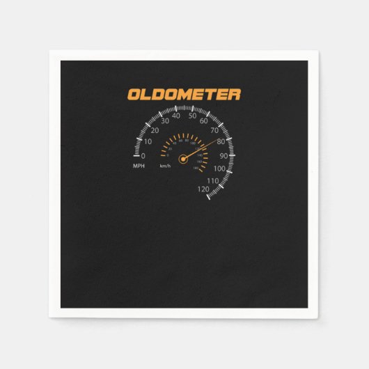 グランプおもしろいーパ祖母おばあちゃん誕生日ギフト スタンダードカクテルナプキン (正面)