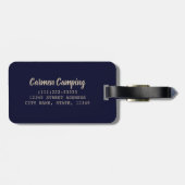 グランプクイーンキャンピングとヴィンテージキャラバン ラゲッジタグ (裏面横)