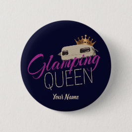 グランプクイーンキャンピングとヴィンテージキャラバン 缶バッジ