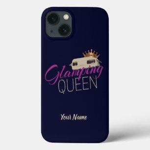 グランプクイーンキャンピングとヴィンテージキャラバン iPhone 13ケース