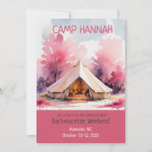 グランプバチェロレッテウィークエンドウォーター色 招待状 (正面)