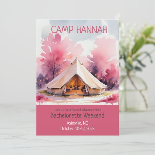 グランプバチェロレッテウィークエンドウォーター色 招待状 (スタンド正面)