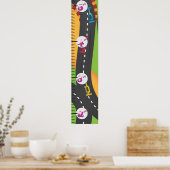 グランプリの生長表。 ポスター (キッチン)