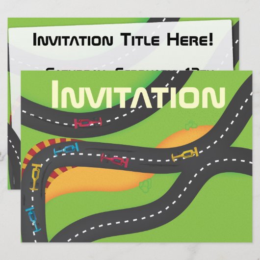 グランプリ 招待状 (正面/裏面)