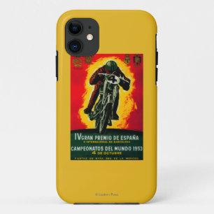 グランプレミオデエスパナヴィンテージポスターヨーロッパ iPhone 11 ケース