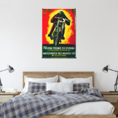 グランプレミオデエスパーナヴィンテージポスターヨーロッパ キャンバスプリント (インサイチュ (寝室))