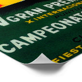 グランプレミオデエスパーナヴィンテージポスターヨーロッパ ポスター (角)