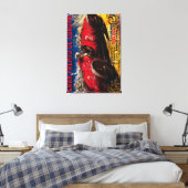 グランプレミオデユーロパヴィンテージポスターヨーロッパ キャンバスプリント (インサイチュ (寝室))