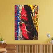 グランプレミオデユーロパヴィンテージポスターヨーロッパ キャンバスプリント (インサイチュ (リビング))