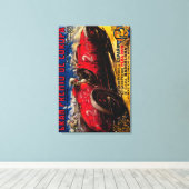 グランプレミオデユーロパヴィンテージポスターヨーロッパ キャンバスプリント (インサイチュ (ウッドフロア))