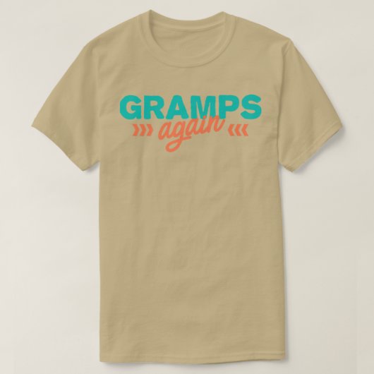 グランプ再妊娠の発表おもしろいベビー改訂 Tシャツ (デザイン正面)