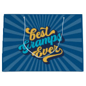 グランプ最高のス・エイバー・ファーザー・デイ ラージペーパーバッグ (正面)