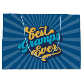 グランプ最高のス・エイバー・ファーザー・デイ ラージペーパーバッグ (裏面)